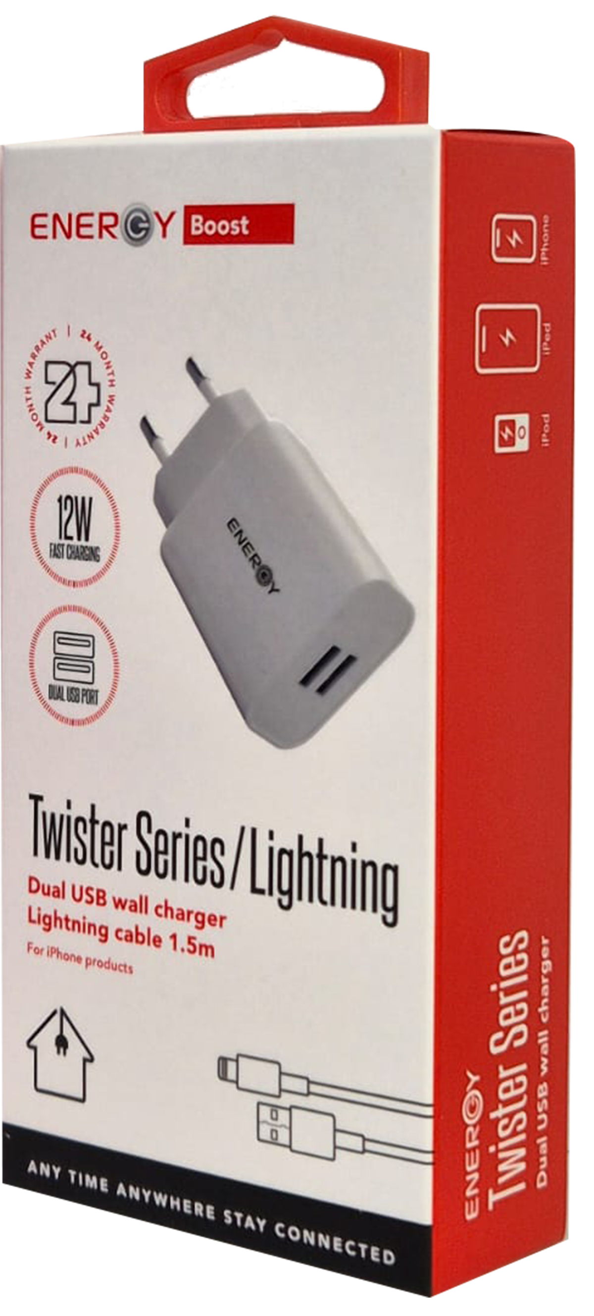 מטען בית ENERGY Twister 12W