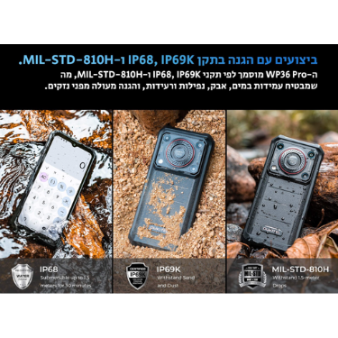 טלפון משוריין WP36 Pro