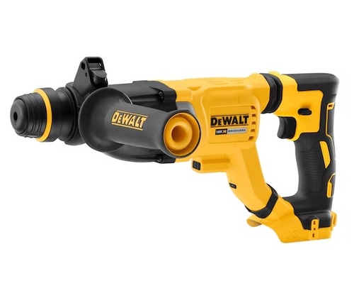 פטישון DEWALT 18V נטען SDS-Plus עם מנוע Brushless ומערכת הפחתת רעידות