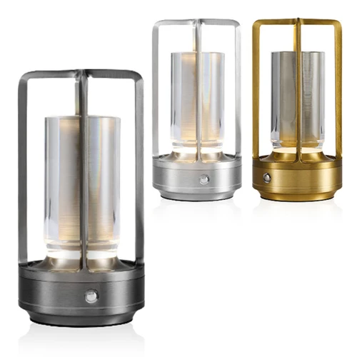 מנורת שולחן טאץ' מעוצבת עם 3 מצבי תאורה Retro Light