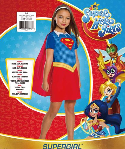 תחפושת סופרגירל לילדים 9-10Y