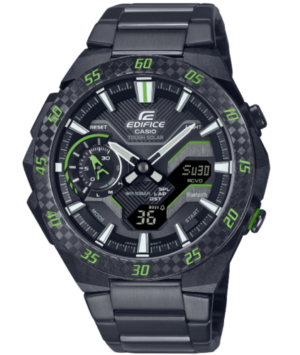 CASIO ECB-2200RC-1A3 אדיפיס סולארי בלוטוס