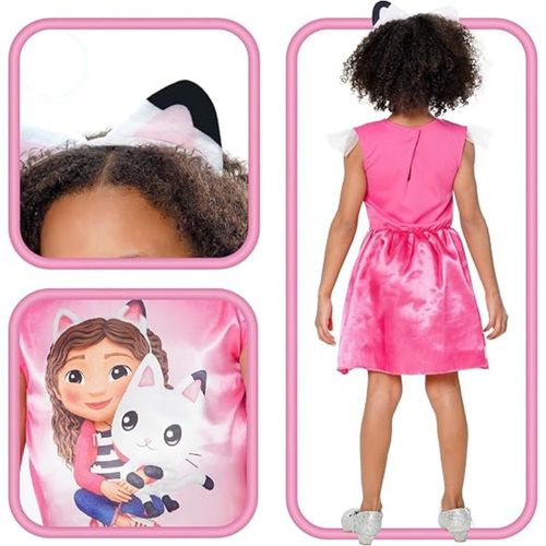 תחפושת בית הבובות של גבי לילדים שמלת המסיבות של גבי 5-6Y