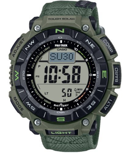 CASIO PRG-340B-3D פרוטרק סולארי חדש!