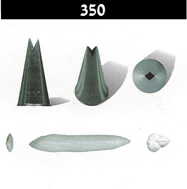 S-350 צנטר עלה ירוק (LEAF) לפרחים וקישוט, נירוסטה