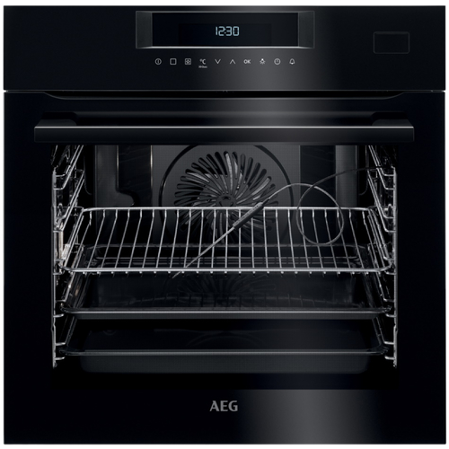 תנור בנוי שחור/לבן דגם AEG BEE264232 B/W א.א.ג.