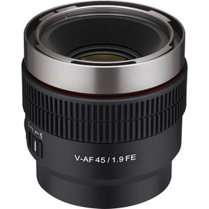 עדשת סינמה Samyang Cine V-AF 45mm T1.9 FE Sony E-Mount רשמי