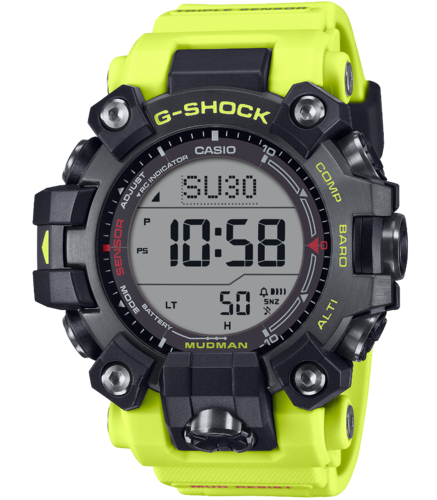 G- SHOCK GW-9500MRY-1A9 MUDMAN הסדרה החדשה