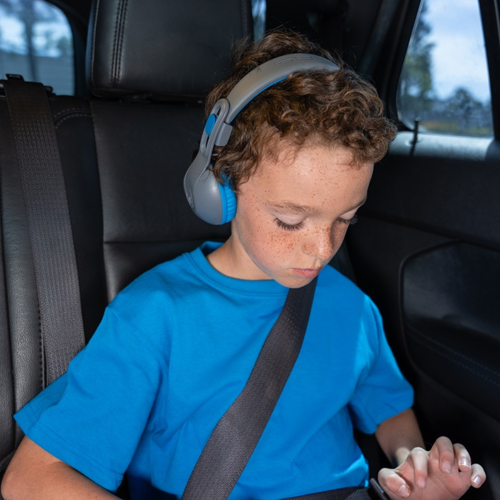 אוזניות קשת לילדים אלחוטיות JLab JBuddies Studio 2 כחול