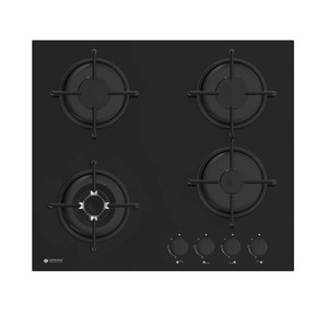 כיריים גז 4 להבות משטח זכוכית Germaine GER-HOB-4-ZONE-GLB