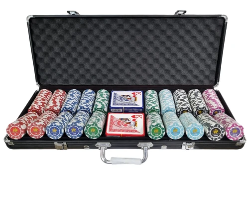 ערכת פוקר 500 ז'יטונים חימר Monte Carlo