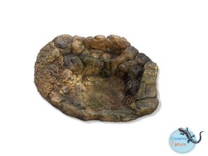 כלי מים "אגן" 10*29.5 CERAMIC NATURE 33 ס"מ