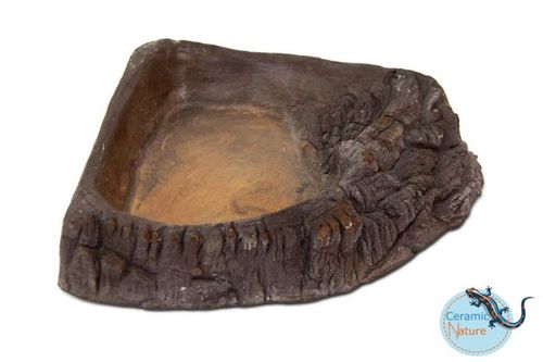 כלי מים פינתי כהה 5.5*17.5 CERAMIC NATURE 18 ס