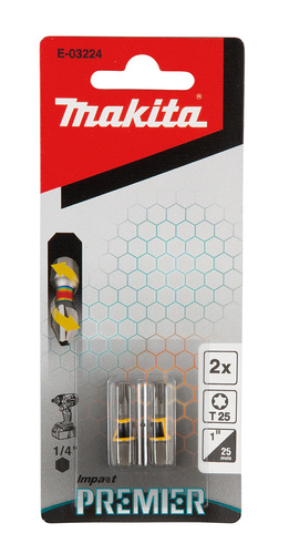 מארז ביטים T25 PREMIER 25 MAKITA