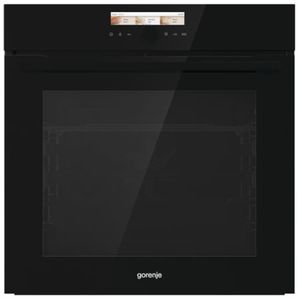 תנור בנוי פירוליטי גימור זכוכית שחורה GORENJE דגם BOP798S37BG