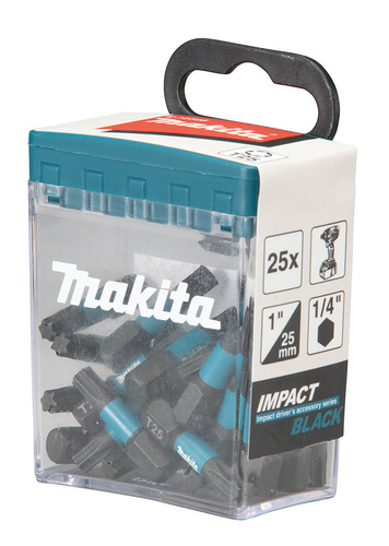 מארז דלפק ביטים T25 BLACK 25 MAKITA