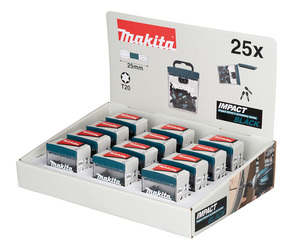 מארז דלפק ביטים T20 BLACK 25 MAKITA מקיטה