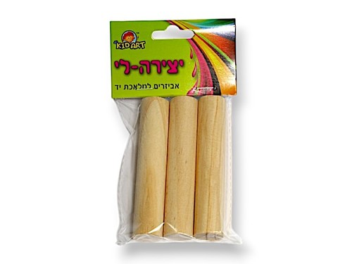 צילינדר עץ ליצירה גדול
