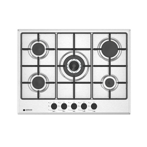 כיריים גז 5 להבות נירוסטה Germaine GER-HOB-5-ZONE-IX