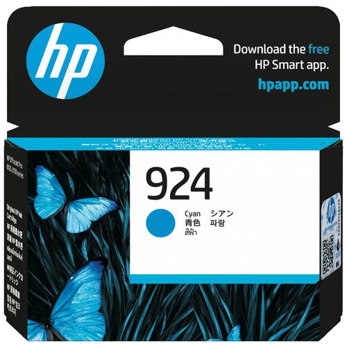  ‏ראש דיו מקורי כחול HP 924 4K0U3NE 0.4K