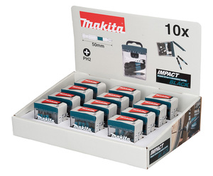 מארז דלפק ביטים PH2 BLACK 50 MAKITA מקיטה