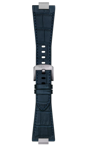 רצועת עור כחולה לדגם TISSOT PRX 40MM מקורי