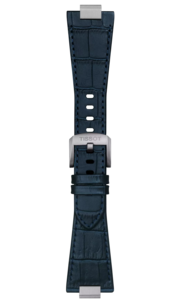 רצועת עור כחולה לדגם TISSOT PRX 40MM מקורי