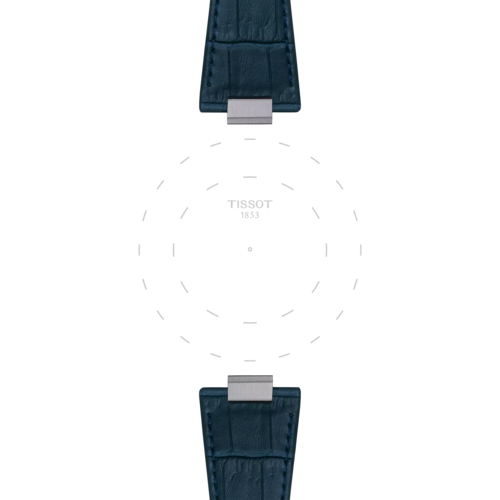 רצועת עור כחולה לדגם TISSOT PRX 40MM מקורי