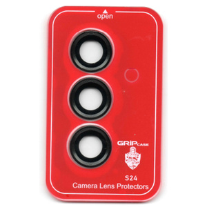 מגן זכוכית לעדשות מצלמה Grip Glass Galaxy S24 Black