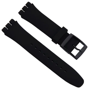 רצועת סיליקון שחורה לדגם סווטש שגודלו 41MM