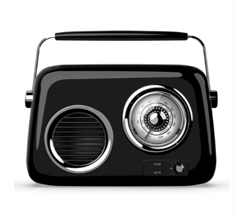 רדיו רטרו אלחוטי AM/FM - דגם RetroBeat 