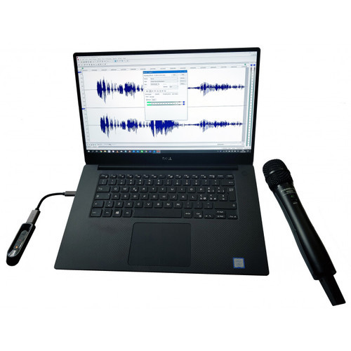 מיקרופון ידני אלחוטי 2.4GHZ USB