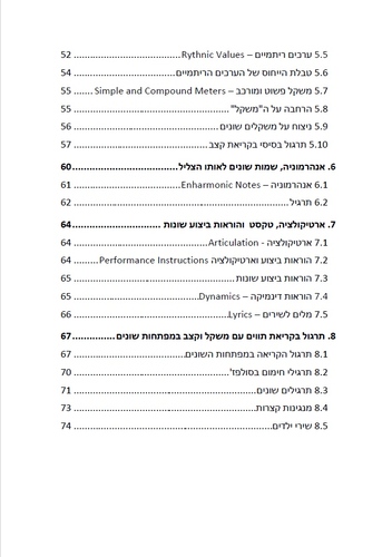 לדבר מוזיקה ספר 1 - מפתחות לצלילים