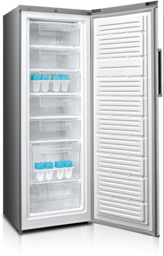 מקפיא אמקור 7 תאים די פרוסט מכני HF710SS צבע כסוף