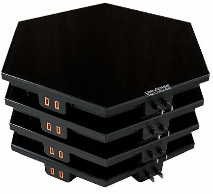 פלטה חשמלית לשבת יחיד UNIVERSE זכוכית מודולרית NRI-956 ללא כבל צבע שחור