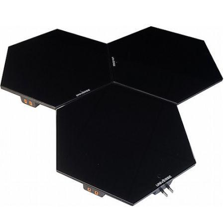 פלטה חשמלית לשבת יחיד UNIVERSE זכוכית מודולרית NRI-956 ללא כבל צבע שחור