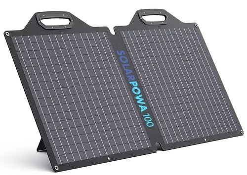 מארז תחנת כוח ניידת ופאנל סולארי Bluetti EB55 700W + BigBlue 100W
