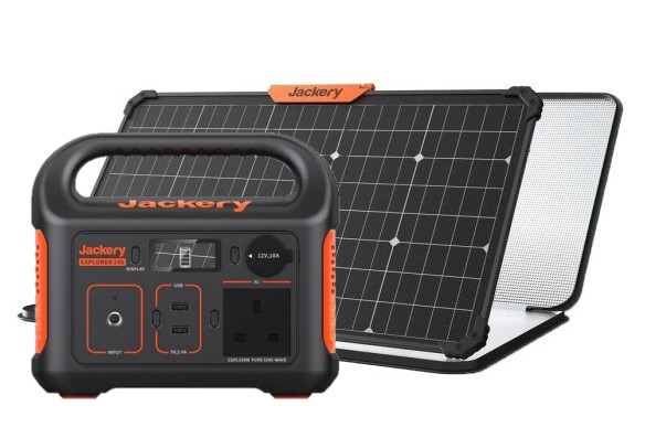 מארז תחנת כוח ניידת Jackery Explorer 240 + Jackery SolarSaga 80W