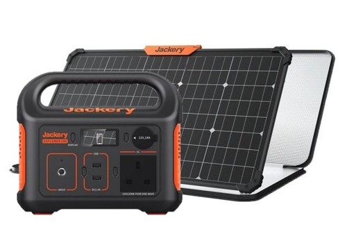 מארז תחנת כוח ניידת Jackery Explorer 240 + Jackery SolarSaga 80W