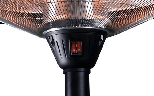 פטריית חימום חשמלית מתכווננת + כיסוי 1500W/3000W גימור שחור