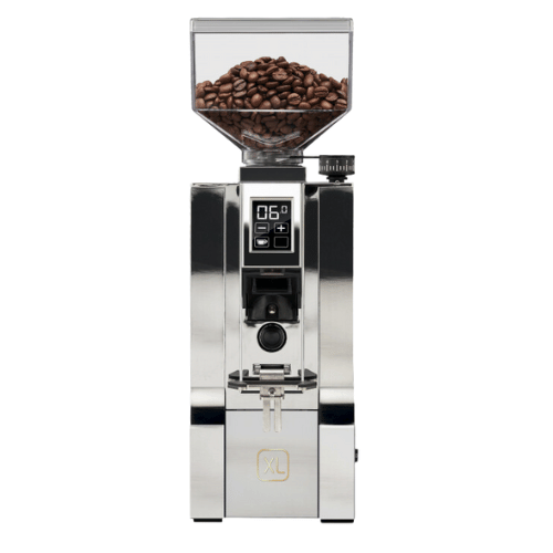 מטחנת קפה מקצועית יוריקה מיניון - כרום Eureka Mignon XL כולל משטח גומי ותחנת הידוק