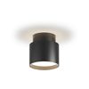 צמוד תקרה צילינדר שחור חלבי DARIA 12W 3CCT