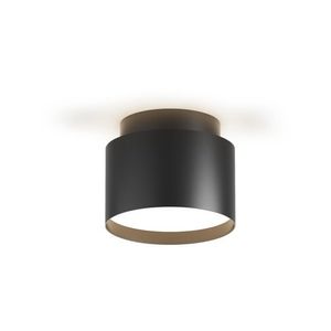 צמוד תקרה צילינדר שחור חלבי DARIA 15W 3CCT Nisko