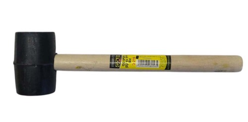 פטיש גומי ידית עץ קטן 216 ג' GOLD 8OZ