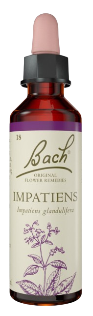 IMPATIENS | טיפות לשתייה על בסיס תמציות פרחי באך | מכיל 20 מ"ל | 