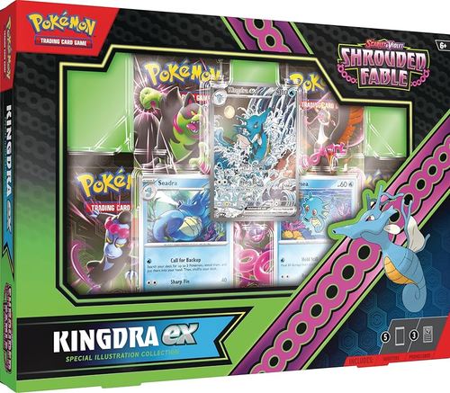 קלפי פוקימון מארז Pokémon Scarlet & Violet Shrouded Fable EX Special Collection Kingdra ex