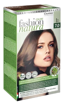 ערכת צבע שיער | צבע שיער תוצרת איטליה | ללא אמוניה 100% | 7.0 | 