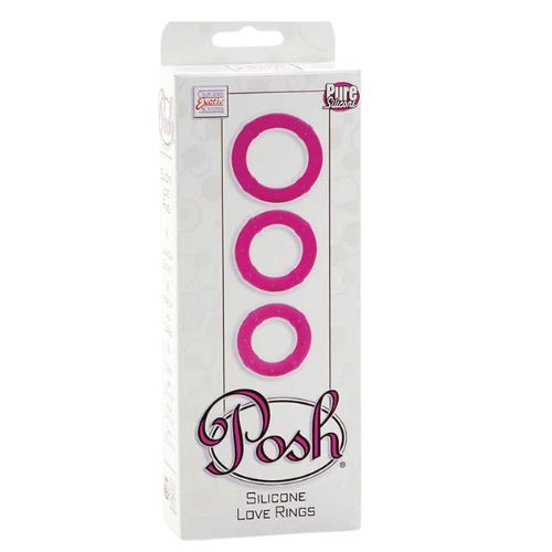 סט שלשיית קוקרינג מסיליקון לגבר | California Exotics - Posh