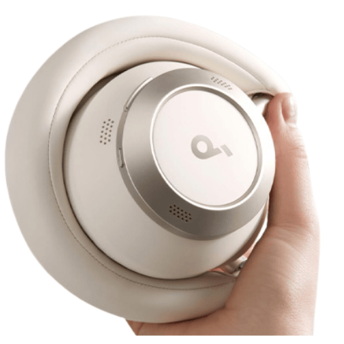 אוזניות קשת אלחוטיות צבע לבן Anker Soundcore Space One Pro A3062