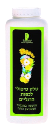 טלק טיפולי לכפות הרגליים | מועשר במנטול ושמן עץ התה | מכיל 200 סמ"ק | Schwartz | טלק טיפולי לכפות הרגליים | מועשר במנטול ושמן עץ התה | מכיל 200 סמ"ק | Schwartz | 